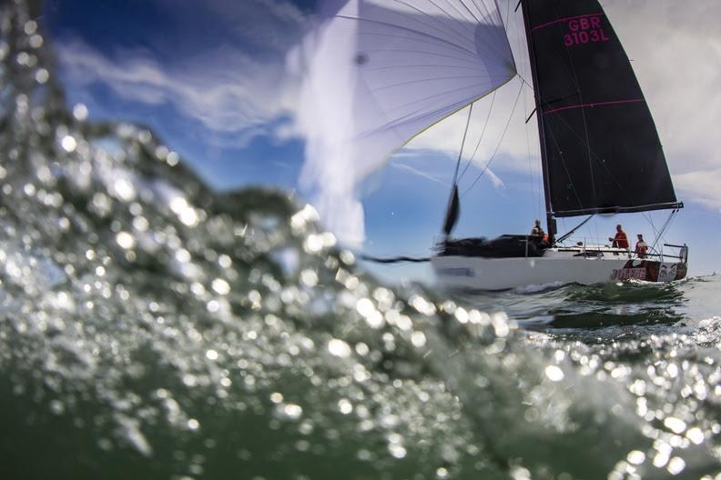 Paul Wyeth's underwater camera action features J/111 Jolene on day 2 of the RORC Vice Admiral's Cup photo copyright Paul Wyeth / pwpictures.com taken at Royal Ocean Racing Club and featuring the J111 class