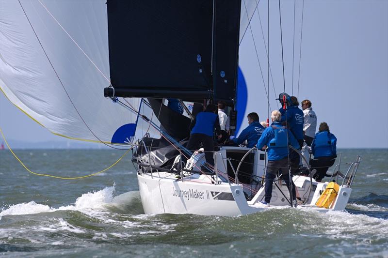 J/111 JourneyMaker II - RORC Vice Admiral's Cup 2023 photo copyright Rick Tomlinson / RORC taken at Royal Ocean Racing Club and featuring the J111 class