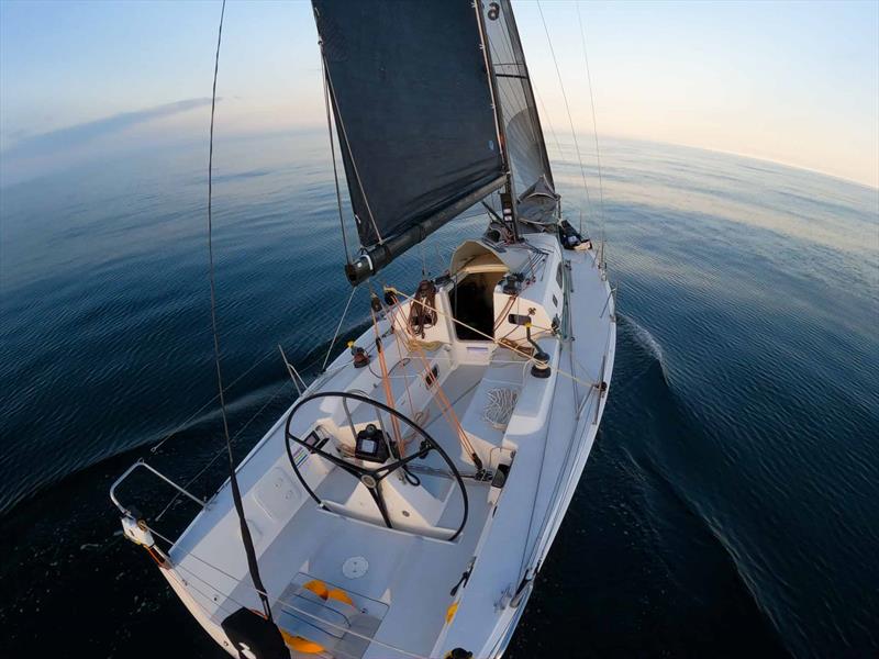 Light winds during Bermuda 1-2 leg 1 photo copyright Peter Gustaffson taken at Newport Yacht Club, Rhode Island and featuring the J111 class