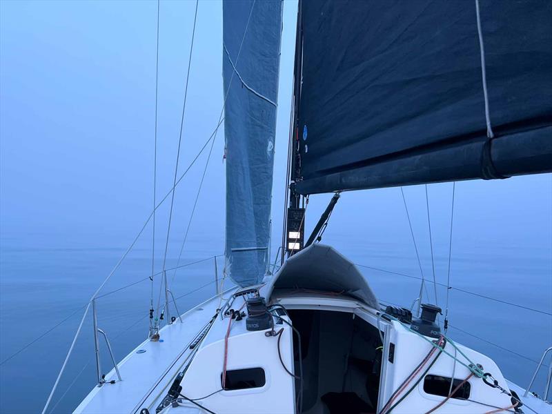 Parked up during Bermuda 1-2 leg 1 photo copyright Peter Gustaffson taken at Newport Yacht Club, Rhode Island and featuring the J111 class