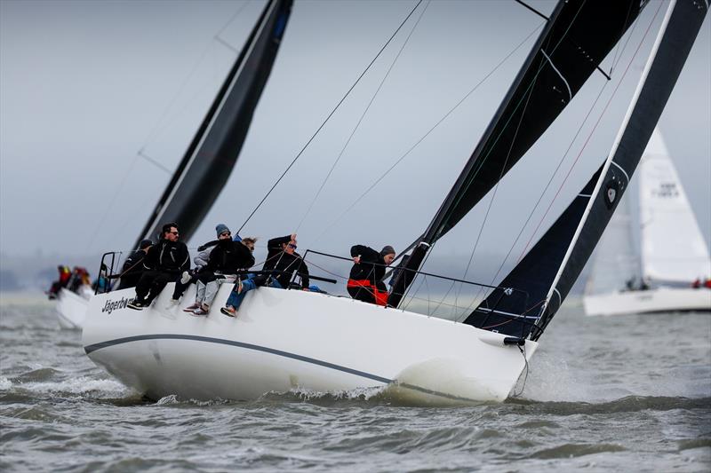 Paul Griffiths' J/111 Jagerbomb - 2026 RORC Easter Challenge Day 2 photo copyright Paul Wyeth / RORC taken at Royal Ocean Racing Club and featuring the J111 class