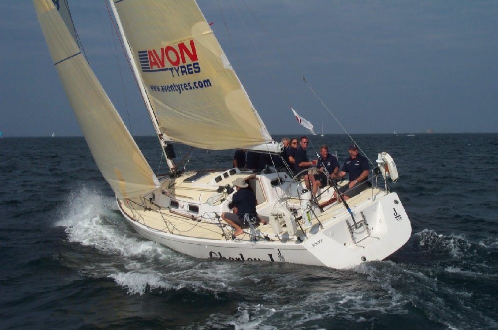 'Charley J' wins the J-Cup in St Peter Port, Guernsey photo copyright Harriet Priest taken at  and featuring the J120 class