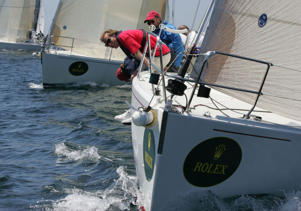 George Petrides' J120 'Avra' during Block Island Race Week photo copyright Dan Nerney / Rolex taken at  and featuring the J120 class