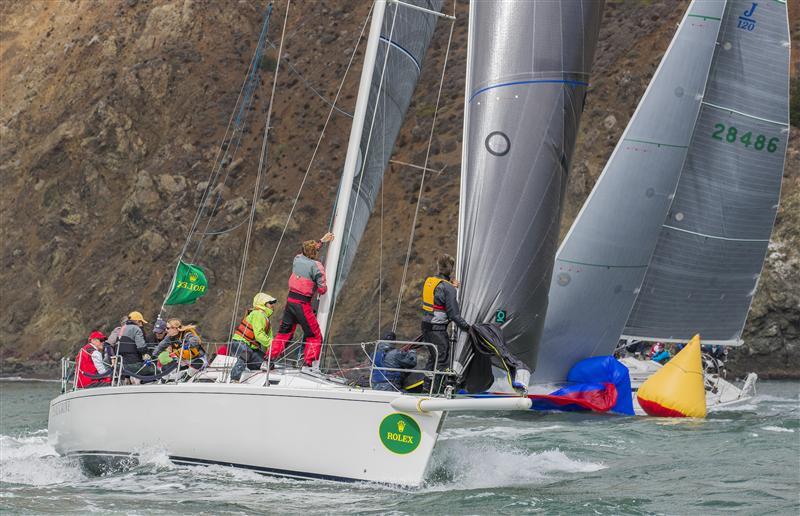 David Halliwill's PEREGRINE won overall in the J120 Class at the Rolex Big Boat Series 2014 photo copyright Daniel Forster / Rolex taken at St. Francis Yacht Club and featuring the J120 class