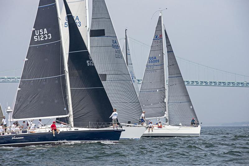 Bob Manchester's (Barrington, R.I.) J/120 Vamoose, winner of PHRF B - 2018 Ida Lewis Distance Race photo copyright Michele Almeida / MISTE Photography taken at Ida Lewis Yacht Club and featuring the J120 class