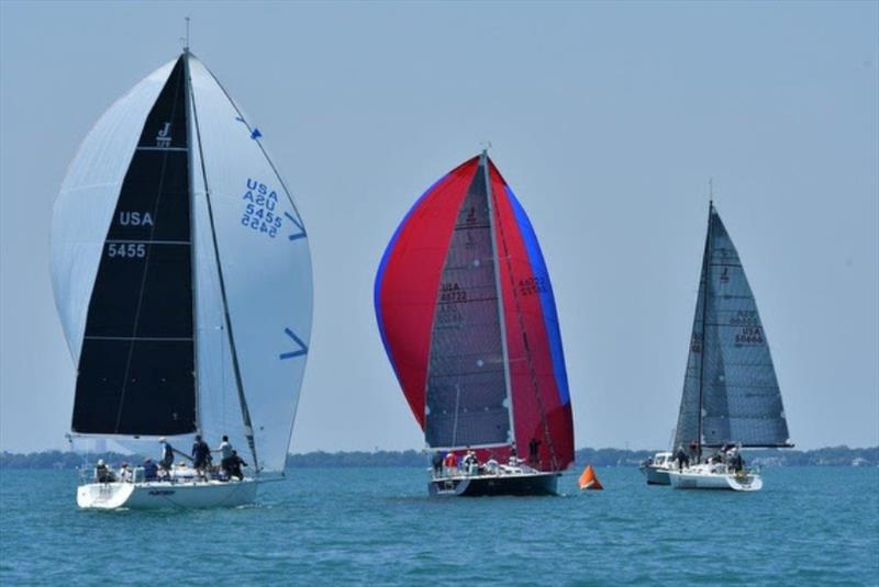 J/120 Nationals fleet photo copyright Event Media taken at Edgewater Yacht Club and featuring the J120 class