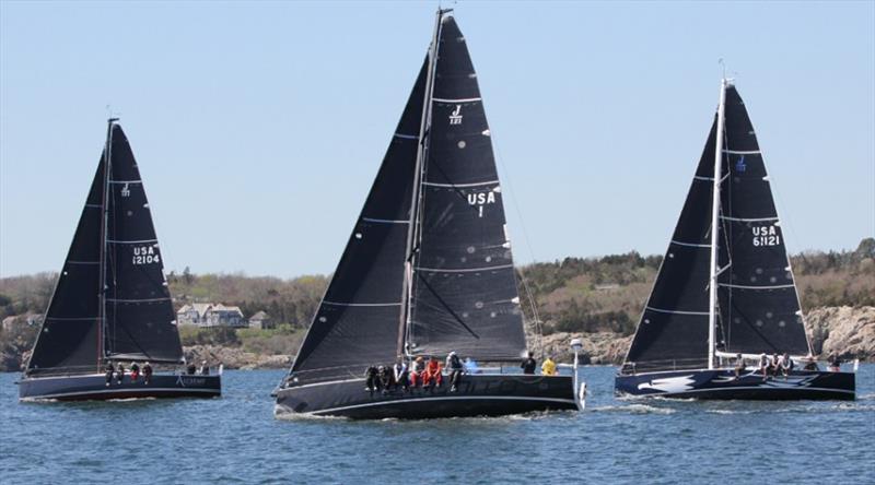 J/121 Spring Tune-Up Regatta at Newport Shipyard photo copyright J/Boats taken at  and featuring the J/121 class