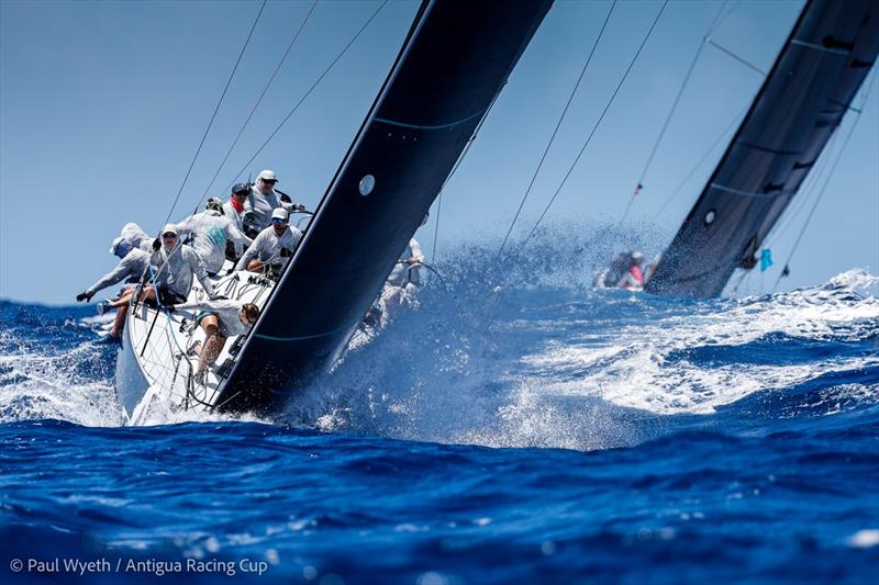 J121 Apollo in CSA 2 enjoys the solid breeze and great racing on the second day at Antigua Racing Cup photo copyright Paul Wyeth / Antigua Racing Cup taken at  and featuring the J/121 class