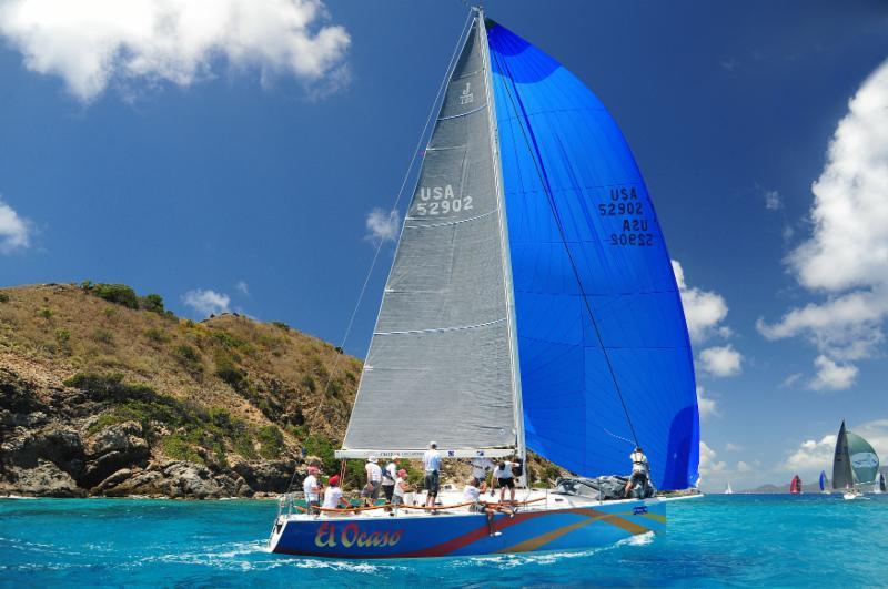 Tony Mack's Team McFly racing J/122, El Ocaso was the winner of CSA Racing 2 at the BVI Spring Regatta - photo © Todd VanSickle / BVI Spring Regatta