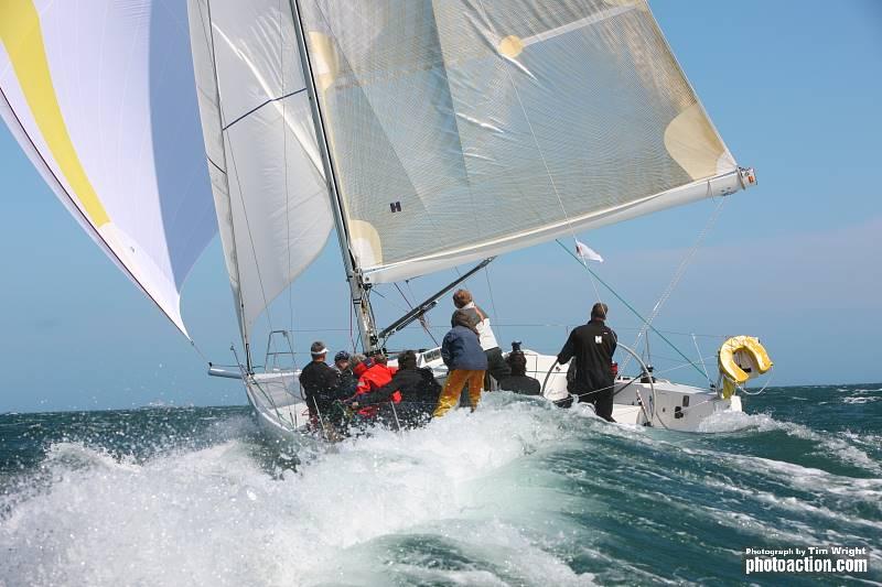 Downwind fun in the J-Cup 2009 photo copyright Tim Wright / www.photoaction.com taken at Royal Torbay Yacht Club and featuring the J/122 class