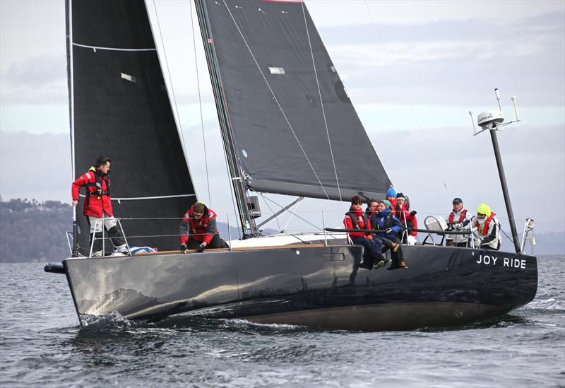 Joy Ride on her homewaters of Puget Sound photo copyright Jan's Marine Photography taken at Seattle Yacht Club and featuring the J/122 class