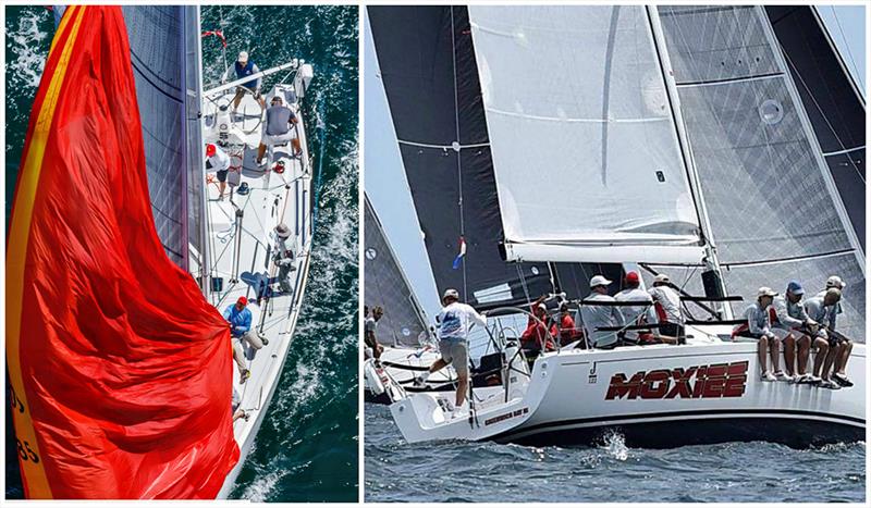 The J/122 Moxiee will be new to Edgartown Race Weekend this year - Edgartown Yacht Club Race Weekend - photo © Left photo courtesy Daniel Heun, right photo Stephen Cloutier