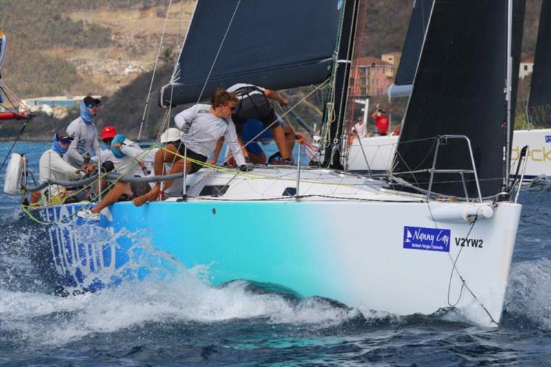 The BVI Spring Regatta delivers great racing every year for competitive teams like Pamala Baldwin's young career racers on J/122 Liquid photo copyright Ingrid Abery / www.ingridabery.com taken at Royal BVI Yacht Club and featuring the J/122 class