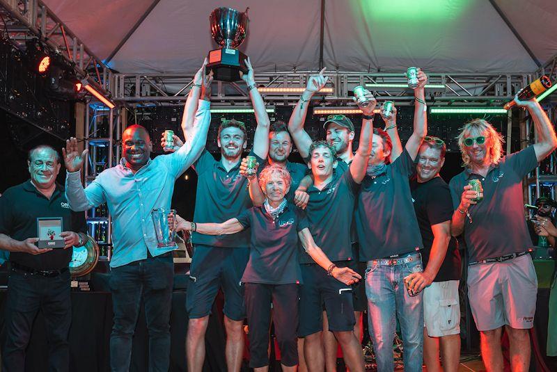 'Liquid' owner Pamala Baldwin (center left) runs a team of young international talent, and won 1st in class in the 2022 St. Maarten Heineken Regatta as well as the Women's Trophy in 2022 for her contributions to the sport photo copyright Souleyman taken at Sint Maarten Yacht Club and featuring the J/122 class