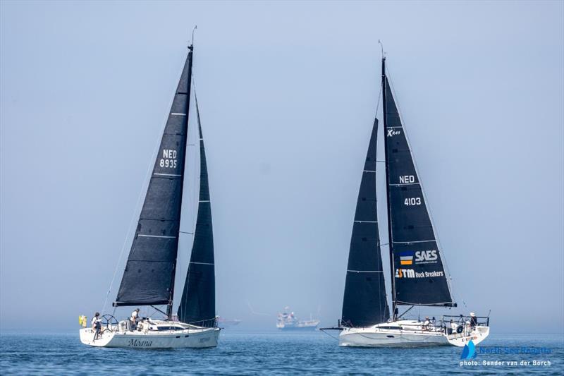 J-122 E MOANA (NED) sailed by Frans van Capelle and Thei van Hout and XR 41 X-ESTEEM (NED) by Robin Verhoef and John van der Starre - ORC DH World Championship 2026 - photo © Sander van der Borch / North Sea Regatta