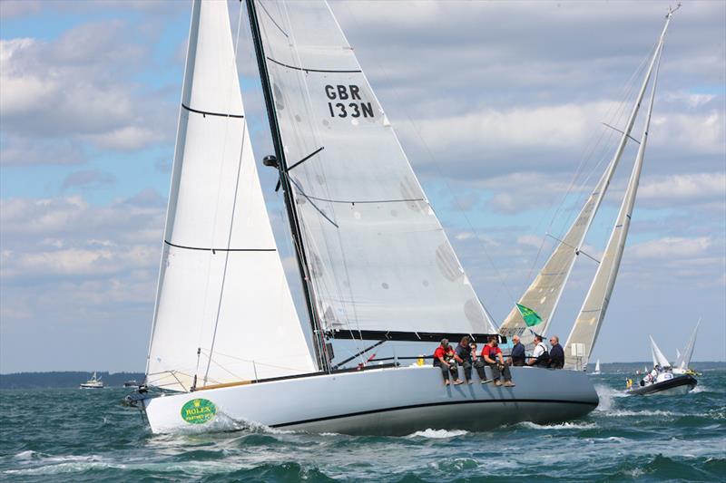 Apollo 7 Nigel Passmore's J133, Apollo 7, in the 2013 Rolex Fastnet Race photo copyright Tim Wright / photoaction.com taken at Royal Ocean Racing Club and featuring the J133 class