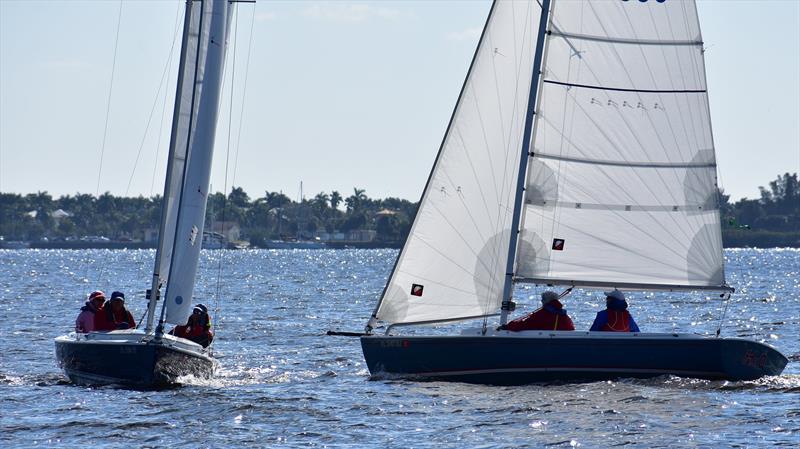 Racecourse action at the Charlotte Harbor Regatta in the Harbor 20 class - photo © Brian Gleason/Charlotte Harbor Regatta