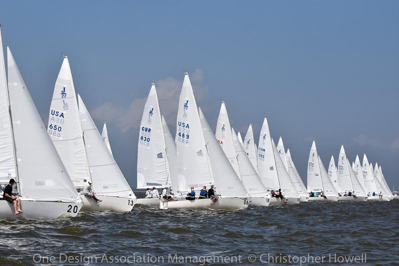2018 J/22 Midwinter Championship - Day 2 photo copyright Christopher Howell taken at Houston Yacht Club and featuring the J/22 class