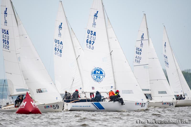 2018 Helly Hansen NOOD Regatta - Final day photo copyright Paul Todd / www.outsideimages.com taken at Annapolis Yacht Club and featuring the J/22 class