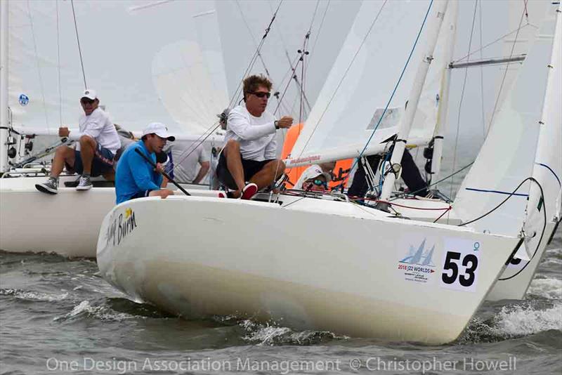 2018 J/22 World Championship - Day 1 photo copyright Christopher Howell taken at Annapolis Yacht Club and featuring the J/22 class