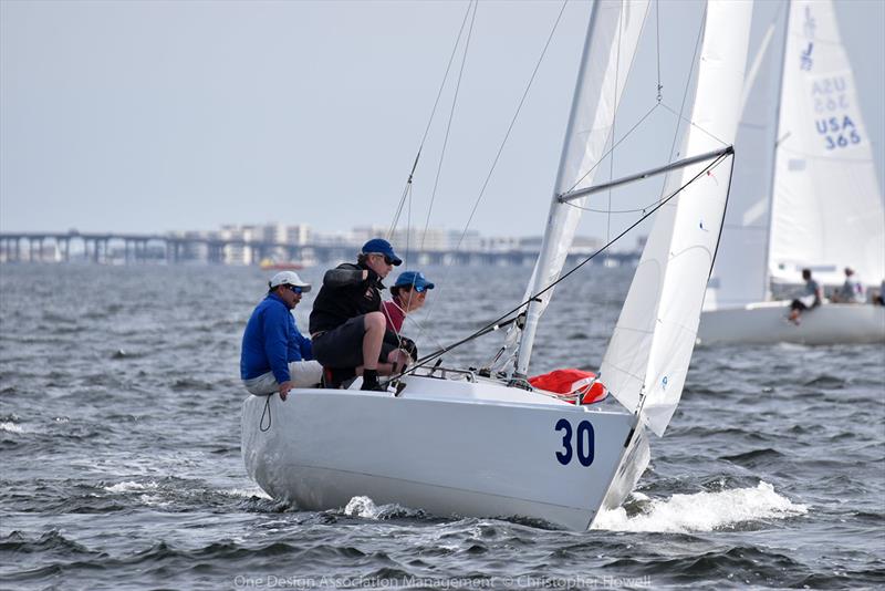 2019 J/22 Midwinter Championship - Day 1 photo copyright Christopher Howell taken at Fort Walton Yacht Club and featuring the J/22 class