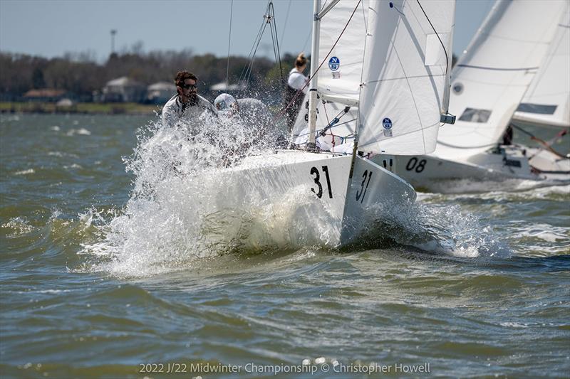 2022 J/22 Midwinter Championship Race Final Day photo copyright Christopher Howell taken at Lakewood Yacht Club and featuring the J/22 class