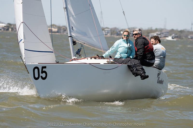 2022 J/22 Midwinter Championship Race Final Day photo copyright Christopher Howell taken at Lakewood Yacht Club and featuring the J/22 class