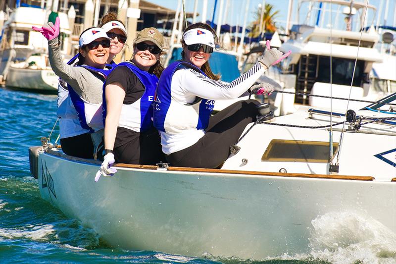 SDYC Women's Winter Invitational Regatta photo copyright San Diego Yacht Club taken at San Diego Yacht Club and featuring the J/22 class