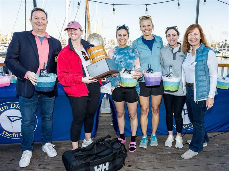 Women's Winter Invitational Regatta photo copyright Cynthia Sinclair taken at San Diego Yacht Club and featuring the J/22 class