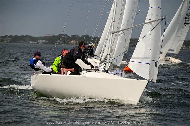 2023 J/22 Midwinter Championship photo copyright Christopher Howell taken at Fort Walton Yacht Club and featuring the J/22 class