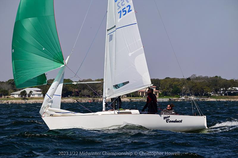 2023 J/22 Midwinter Championship photo copyright Christopher Howell taken at Fort Walton Yacht Club and featuring the J/22 class