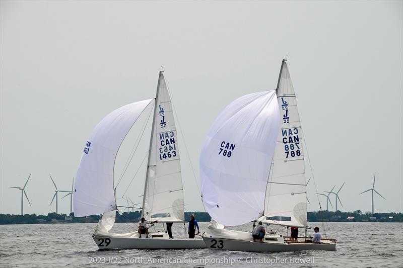 2023 J22 North American Championship - Day 2 photo copyright Christopher Howell taken at  and featuring the J/22 class