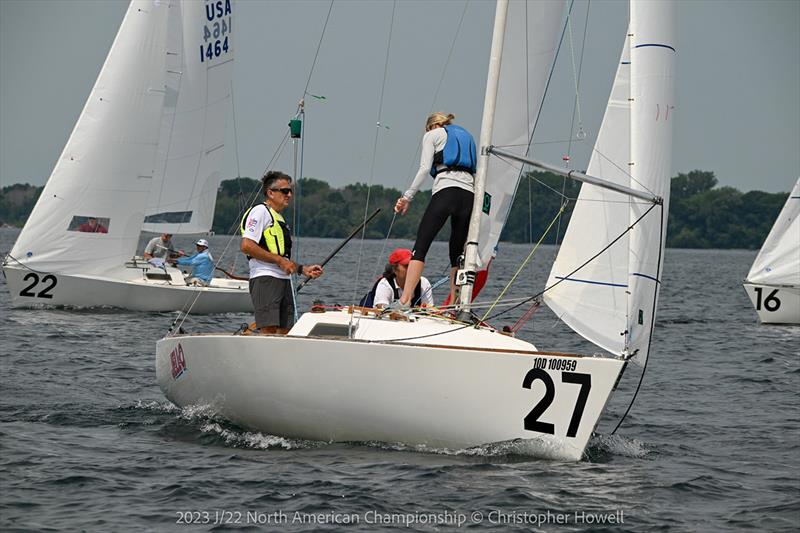 2023 J22 North American Championship - Day 2 photo copyright Christopher Howell taken at  and featuring the J/22 class