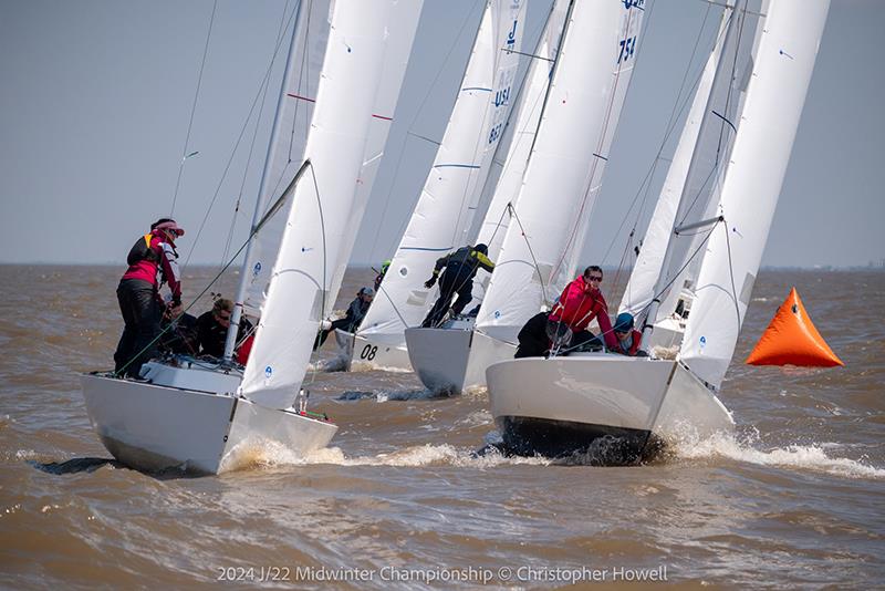 2024 J/22 Midwinter Championship photo copyright Christopher Howell taken at Southern Yacht Club and featuring the J/22 class