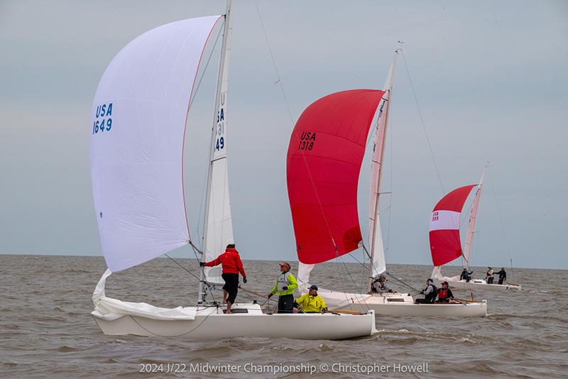 2024 J/22 Midwinter Championship photo copyright Christopher Howell taken at Southern Yacht Club and featuring the J/22 class