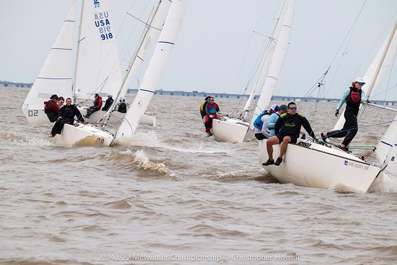 2024 J/22 Midwinter Championship photo copyright Christopher Howell taken at Southern Yacht Club and featuring the J/22 class