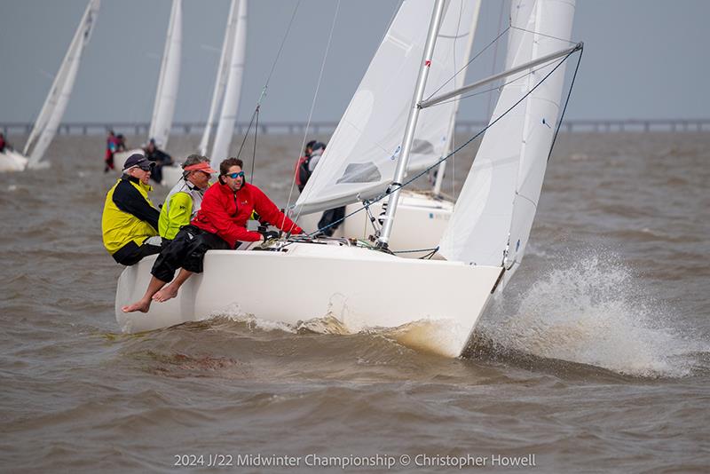 2024 J/22 Midwinter Championship photo copyright Christopher Howell taken at Southern Yacht Club and featuring the J/22 class