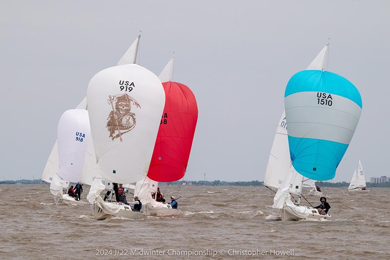 2024 J/22 Midwinter Championship photo copyright Christopher Howell taken at Southern Yacht Club and featuring the J/22 class