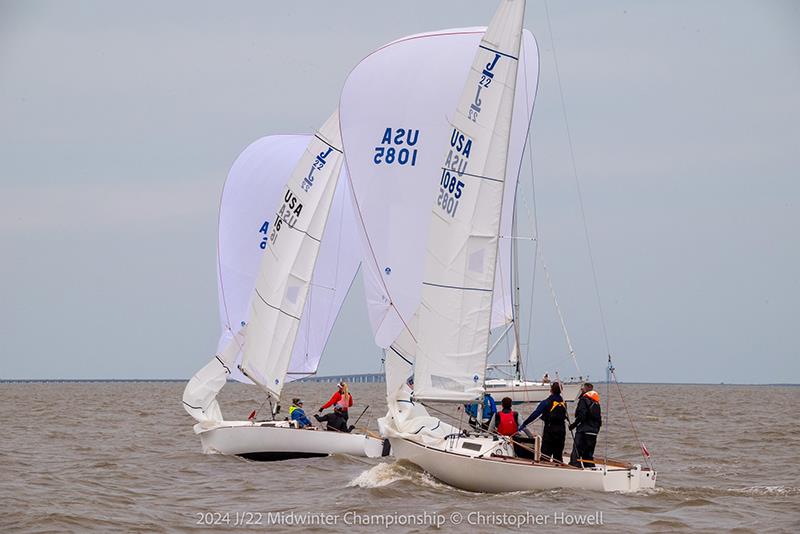 2024 J/22 Midwinter Championship photo copyright Christopher Howell taken at Southern Yacht Club and featuring the J/22 class