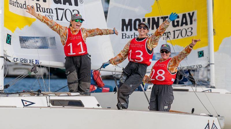 2026 Women's Winter Invitational Regatta photo copyright Mark Albertazzi taken at San Diego Yacht Club and featuring the J/22 class
