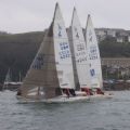 Racing in the J24 Fowey Trophy