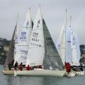 Racing in the J24 Fowey Trophy