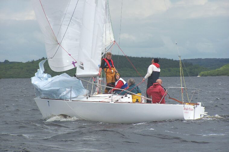 Michael McCaldin and crew in Murder Picture have won the Irish J/24 Western Championships on numerous occasions photo copyright Irish J / 24 class taken at Lough Erne Yacht Club and featuring the J/24 class