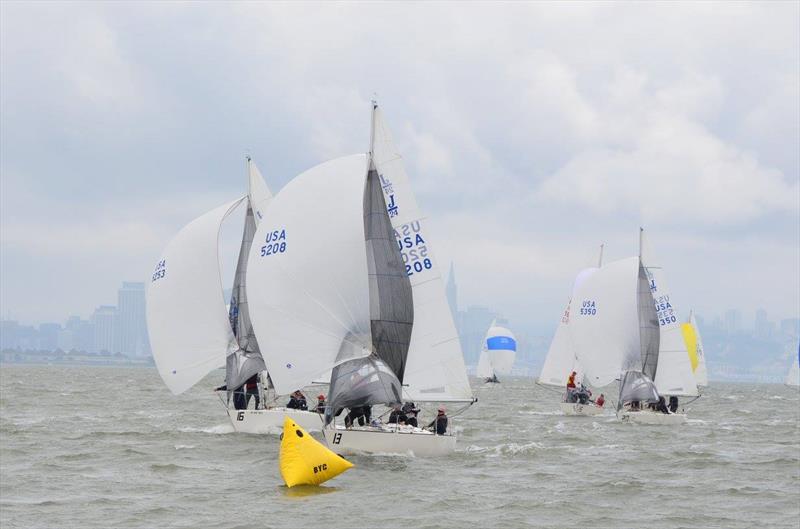 J/24 US Nationals at Berkeley day 1 photo copyright Christopher Howell taken at Berkeley Yacht Club and featuring the J/24 class