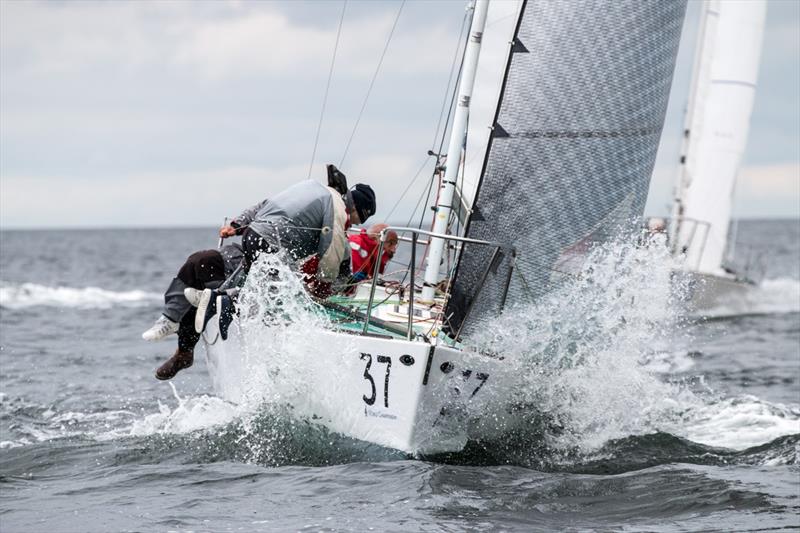 Windy on J/24 Worlds day 2 at Boltenhagen, Germany photo copyright Pepe Hartmann / J/24 worlds taken at Norddeutscher Regatta Verein and featuring the J/24 class