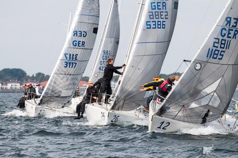 J/24 Worlds day 5 at Boltenhagen, Germany photo copyright Pepe Hartmann / J/24 worlds taken at Norddeutscher Regatta Verein and featuring the J/24 class