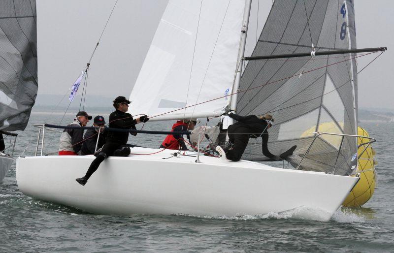 International Paint Poole Regatta day 1 photo copyright Mark Jardine taken at Parkstone Yacht Club and featuring the J/24 class