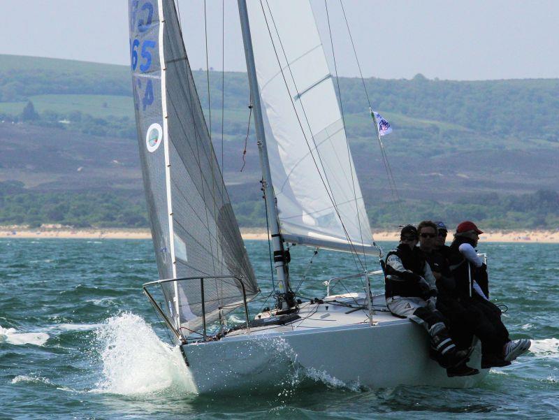 J/24 course on day 2 of the International Paint Poole Regatta - photo © Mark Jardine