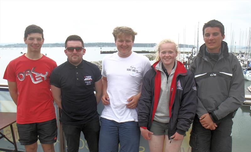 J/24 class Youth Team from Parkstone Yacht Club photo copyright Mark Jardine taken at Parkstone Yacht Club and featuring the J/24 class