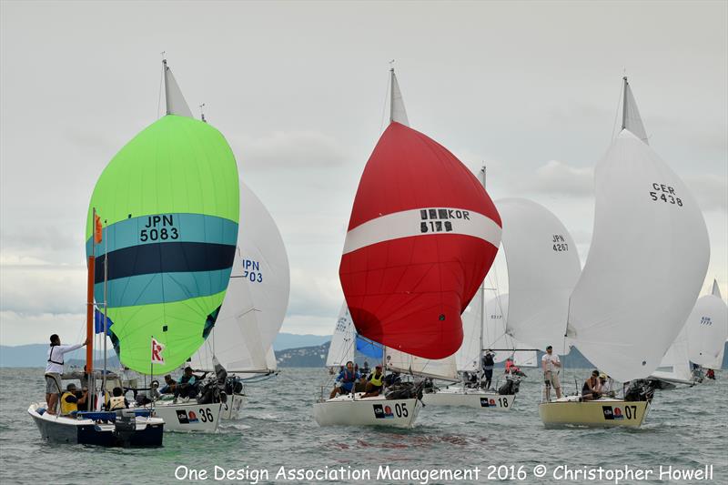 J/24 World Championship at Wakayama, Japan day 3 photo copyright Christopher Howell taken at Wakayama Sailing Club and featuring the J/24 class